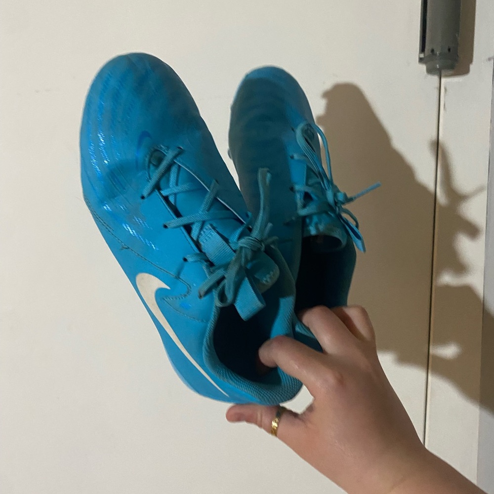 Nike Kids Teal/Blue Soccer Cleats